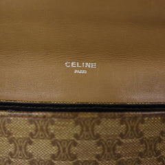 Celine Macadam Shoulder Bag Leather