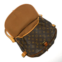 Louis Vuitton Saumur Handbag Monogram Canvas