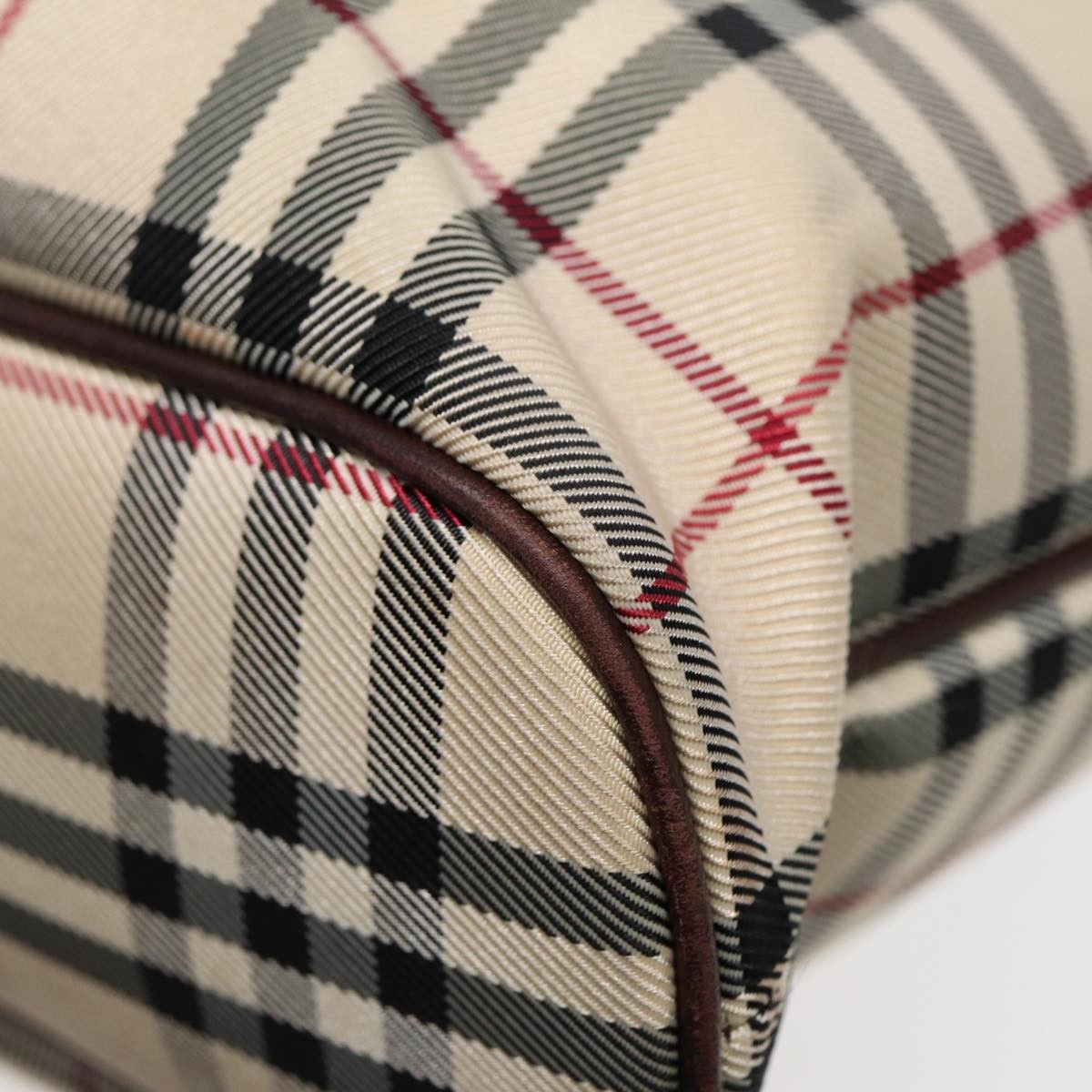 Burberry Nova Check Tote Canvas and Leather