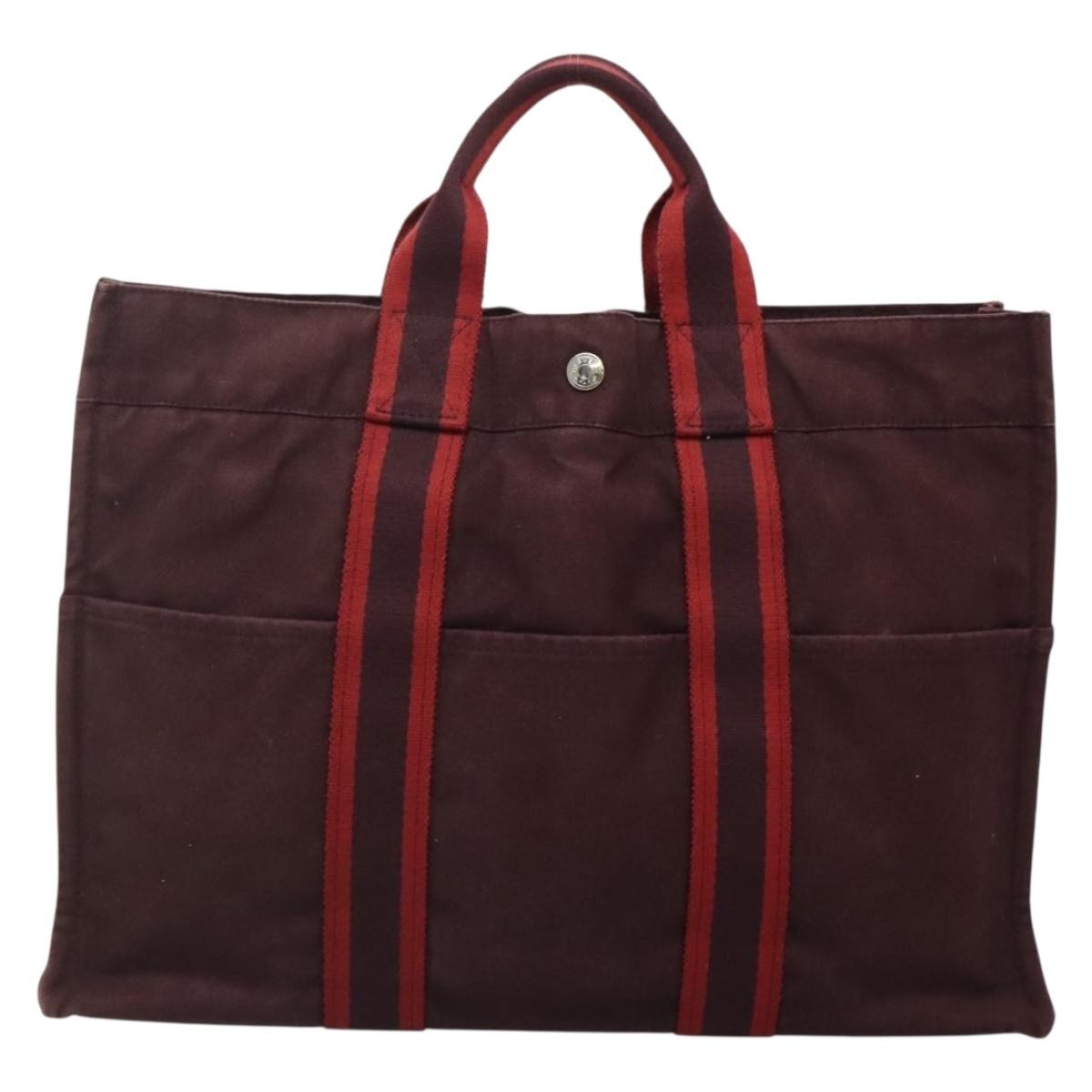 Hermes Fourre Tout Tote Canvas