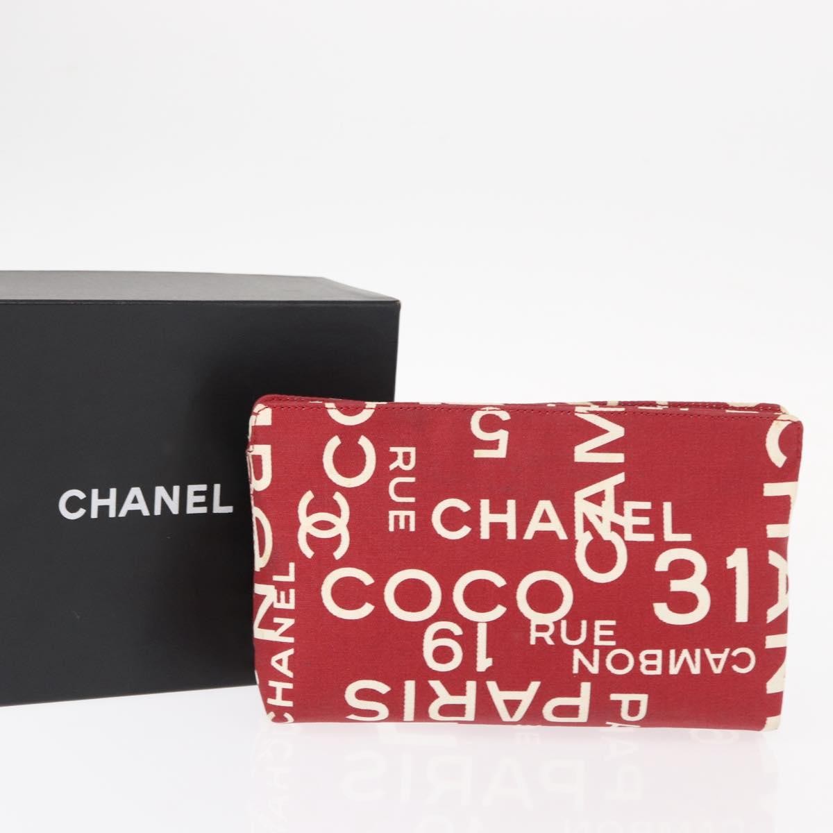 Chanel 31 Rue Cambon Clutch Canvas