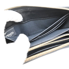 Fendi By The Way Zip Around Wallet Leather