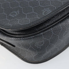 Christian Dior Vintage Honeycomb Shoulder Bag Canvas