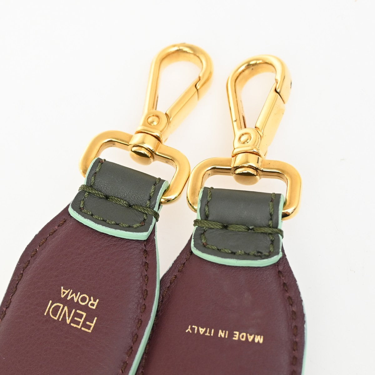 Fendi Mini Strap You Short Shoulder Strap Studded Leather