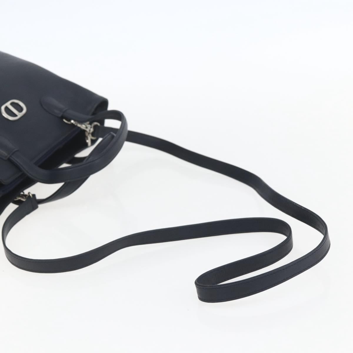 Christian Dior Vintage CD Handbag Leather