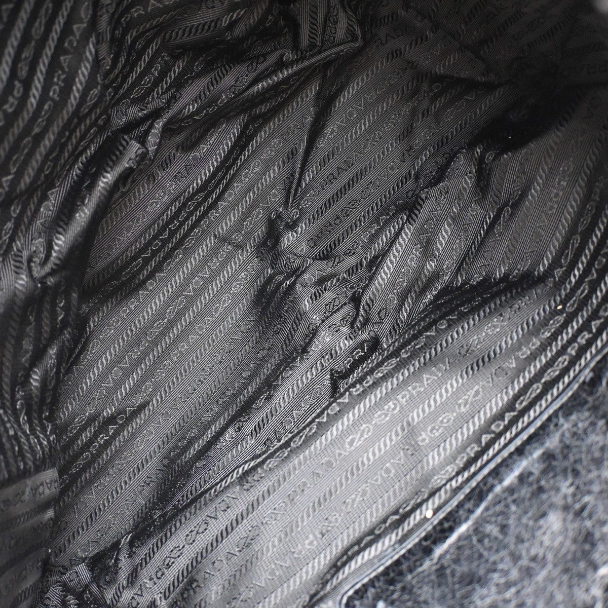 Prada Front Pocket Convertible Tote Leather