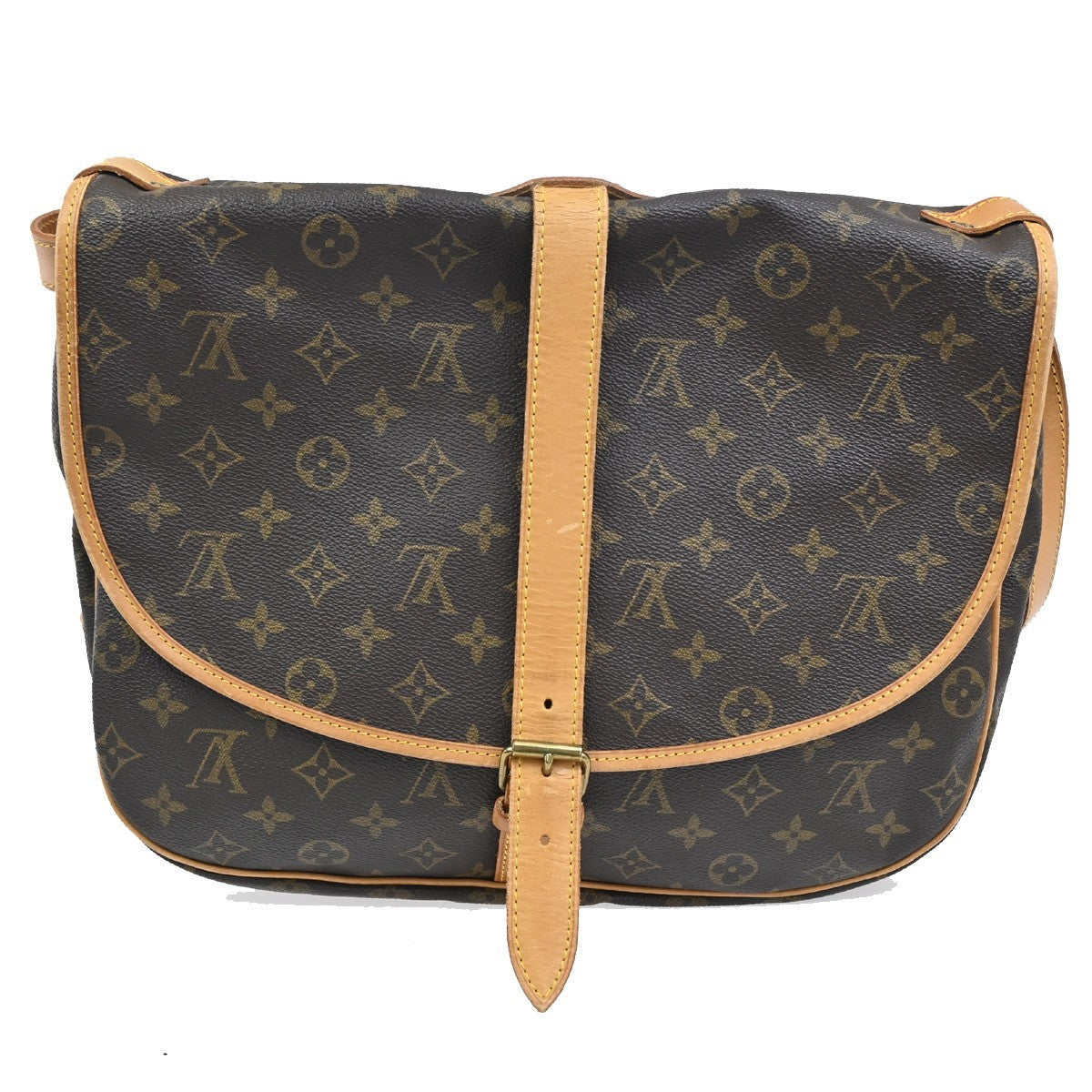 Louis Vuitton Saumur Handbag Monogram Canvas