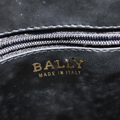 Bally Vintage Chain Shoulder Bag Quilted Leather