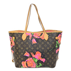 Louis Vuitton Neverfull Tote Limited Edition Monogram Roses