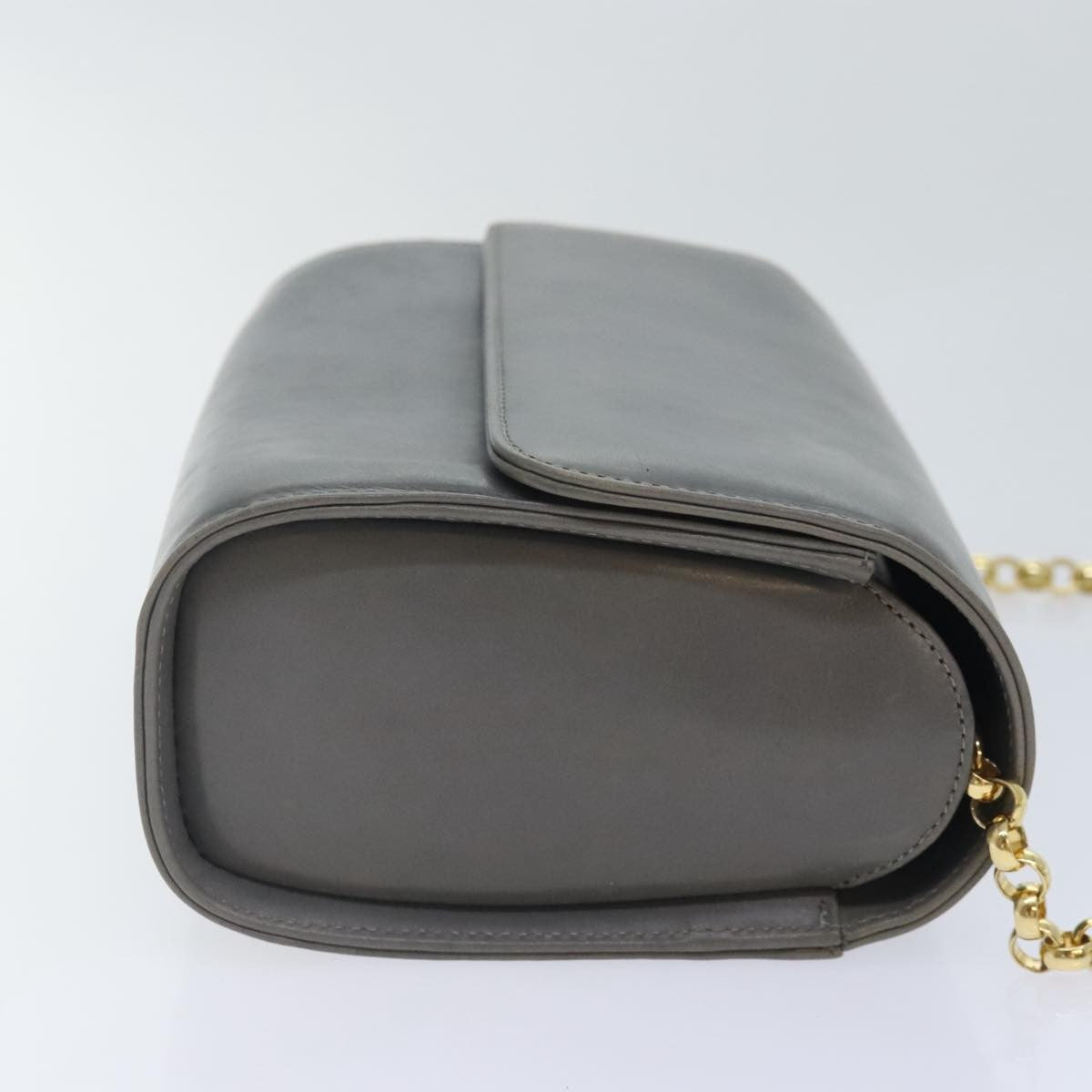 Salvatore Ferragamo Vintage Flap Chain Shoulder Bag Leather