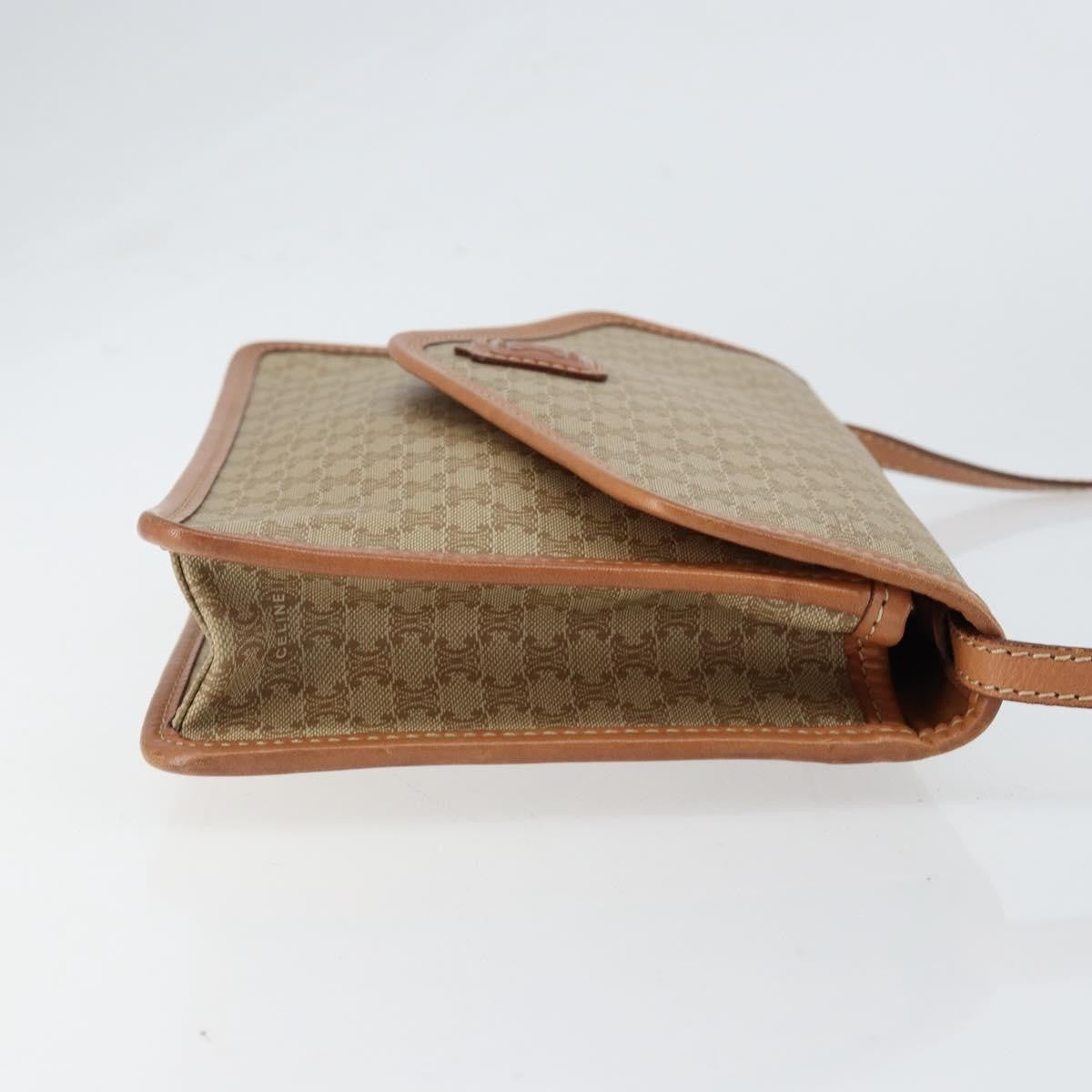 Celine Vintage Macadam Shoulder Bag Canvas