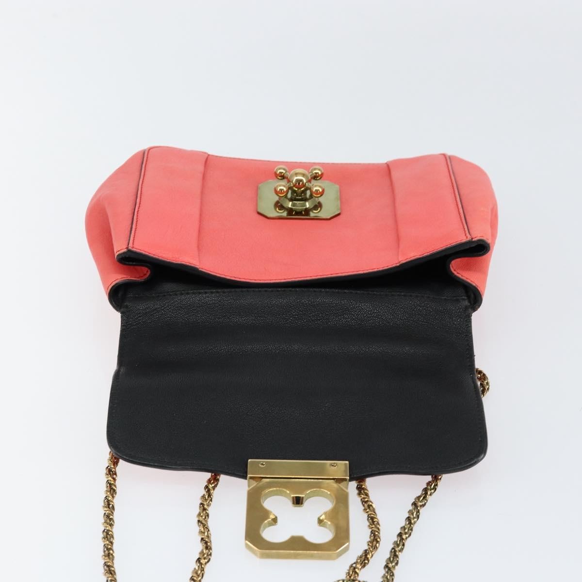 Chloe Elsie Chain Shoulder Bag Leather
