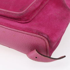 Gucci Vintage Bamboo Backpack Suede