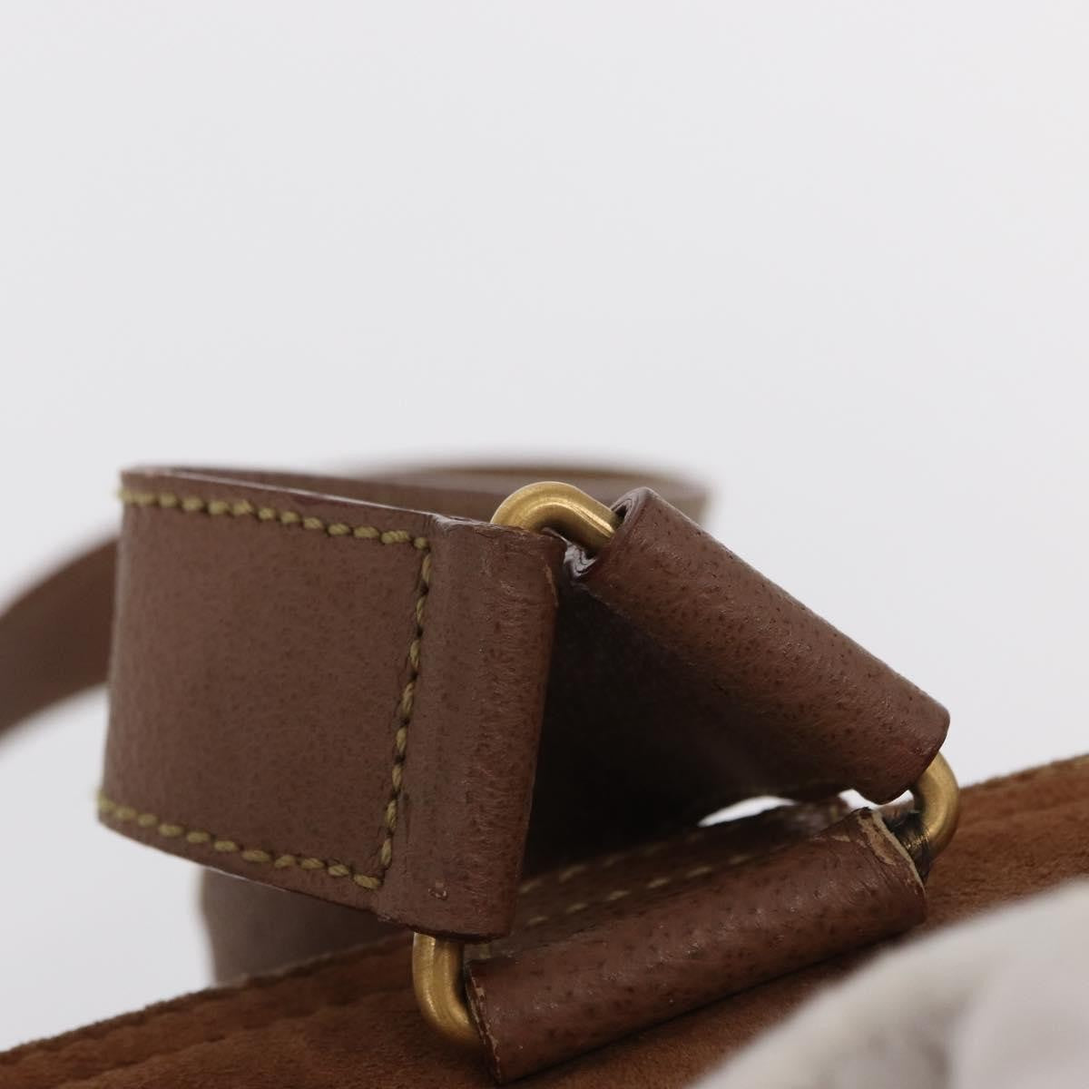 Gucci Vintage Bamboo Backpack Suede