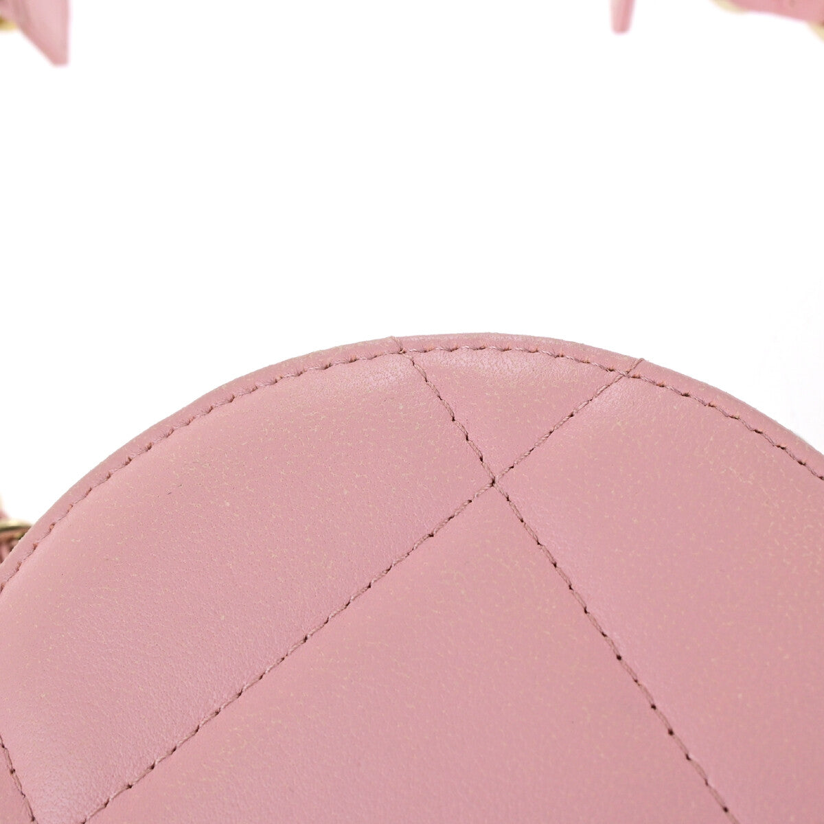 Chanel 19 Round Clutch with Chain Quilted Leather