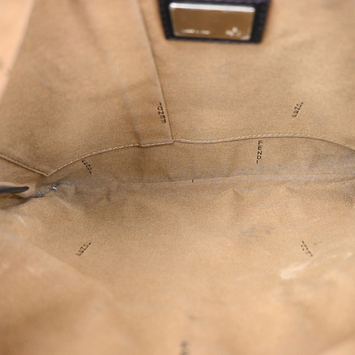 Fendi Chef Zip Crossbody Bag Zucca Canvas