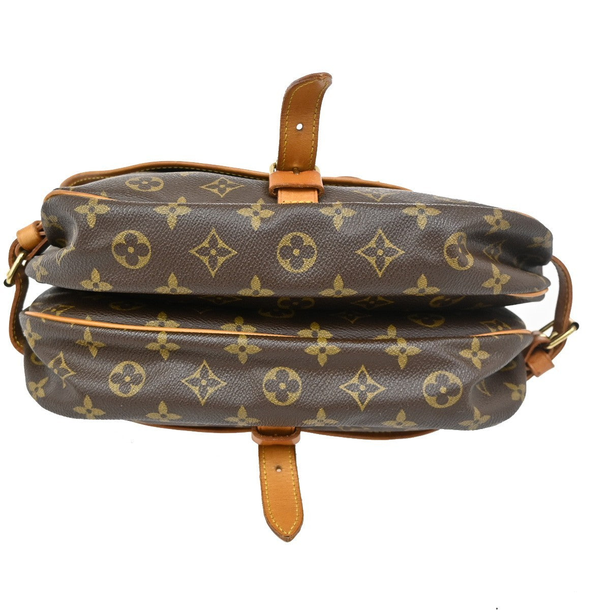 Louis Vuitton Saumur Handbag Monogram Canvas