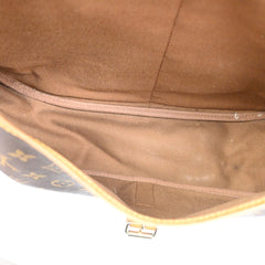 Louis Vuitton Saumur Handbag Monogram Canvas