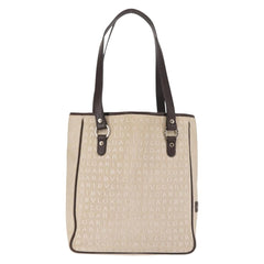 Bvlgari B.Zero1 Logomania Bag Canvas with Leather