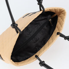 Chanel Cambon Tote Quilted Leather