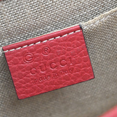 Gucci Interlocking Shoulder Bag Leather