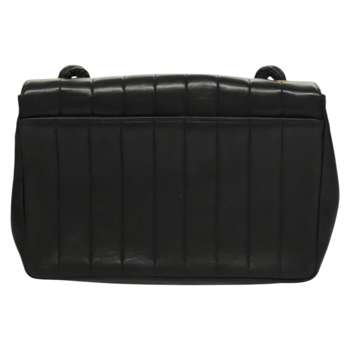 Chanel Vintage CC Flap Shoulder Bag Vertical Quilt Lambskin