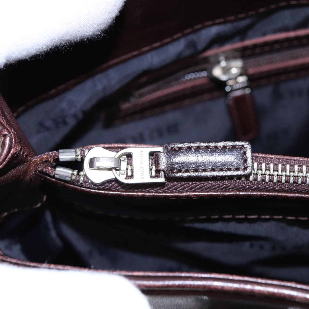 Burberry Nova Check Tote Canvas and Leather