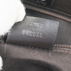 Gucci Vintage Shoulder Bag GG Coated Canvas