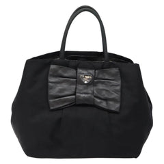 Prada Bow Tote Tessuto