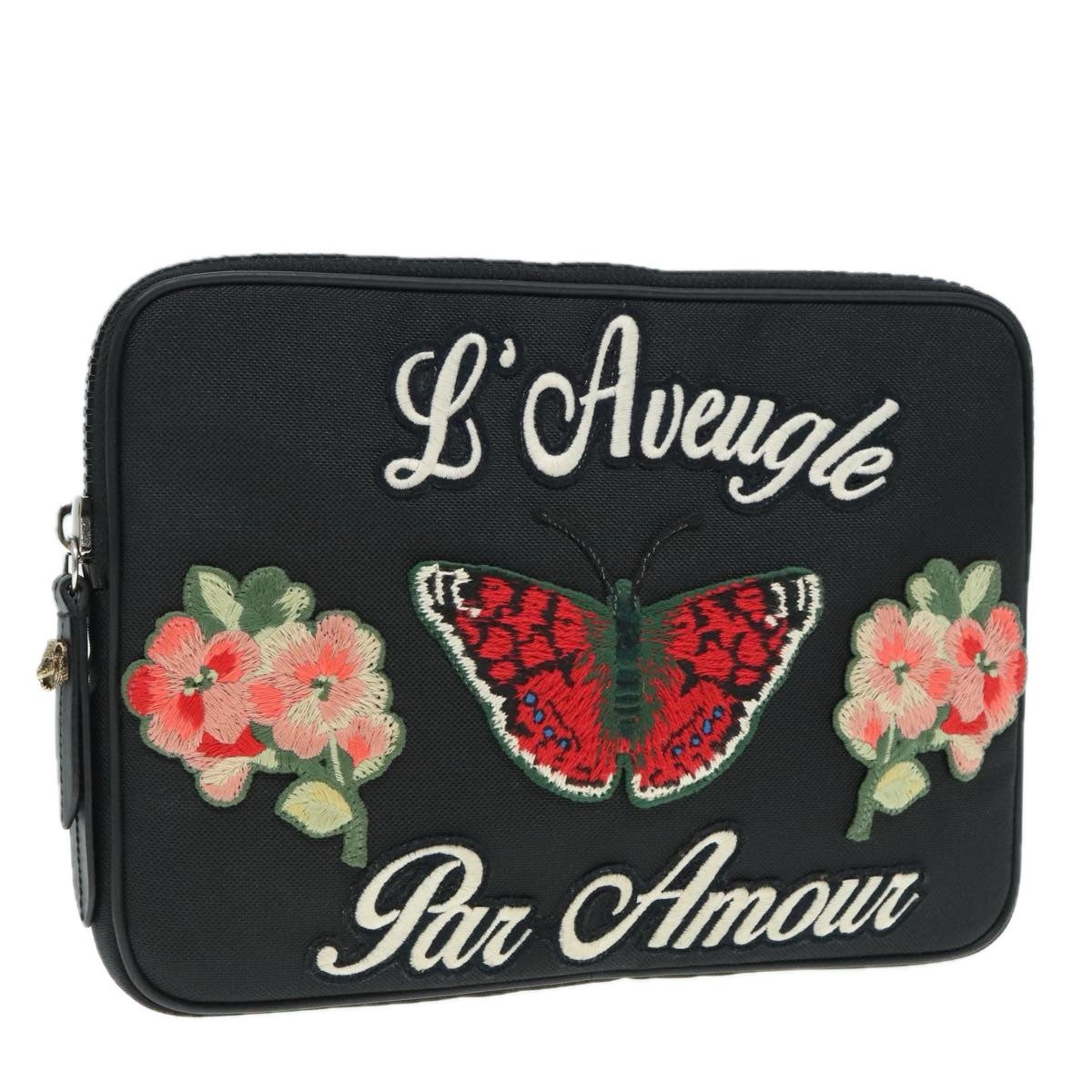 Gucci Tablet Case L'aveugle Par Amour Nylon