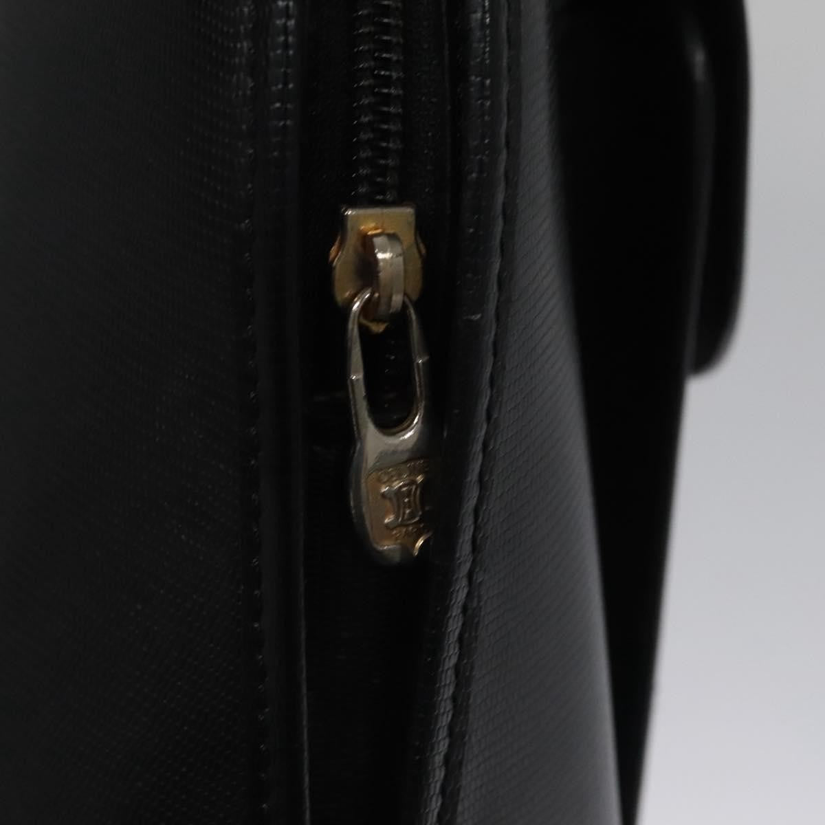 Celine Circle Logo Handbag Leather