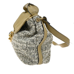 Chloe Elsie Shoulder Bag Tweed Leather