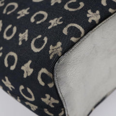 Celine C Sulky Shoulder bag Canvas and Leather