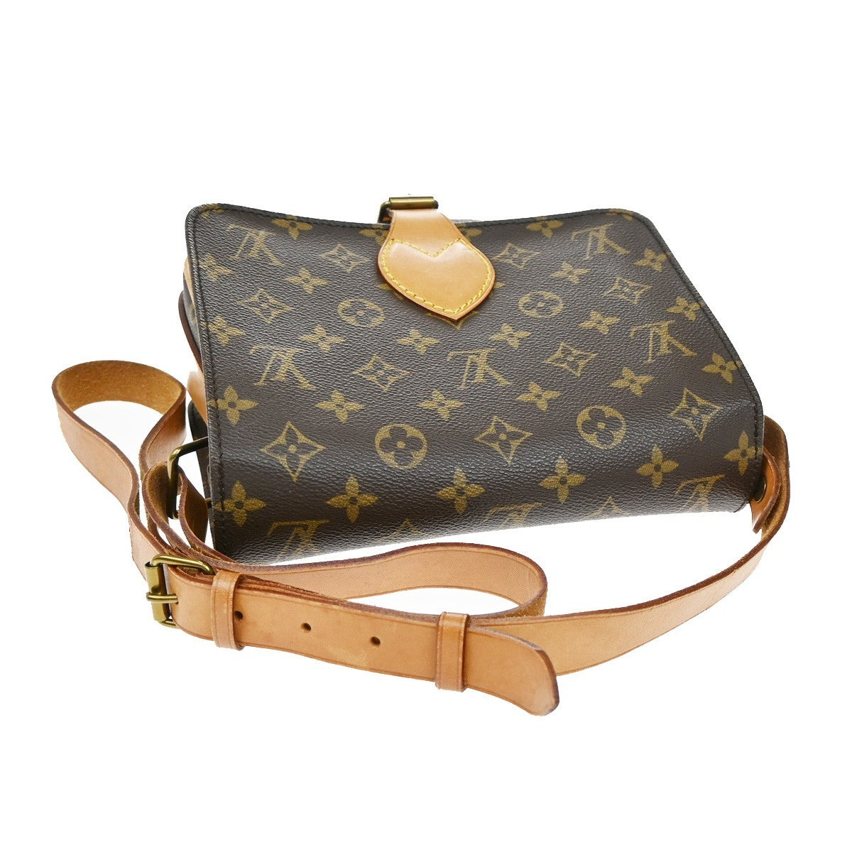 Louis Vuitton Cartouchiere Handbag Monogram Canvas