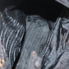 Prada Metal Handles Tote Tessuto