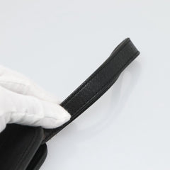 Burberry Zip Clutch Leather