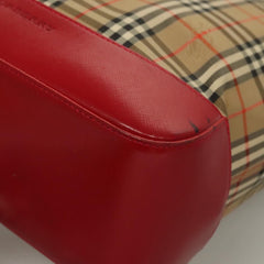 Burberry Nova Check Tote canvas check pattern