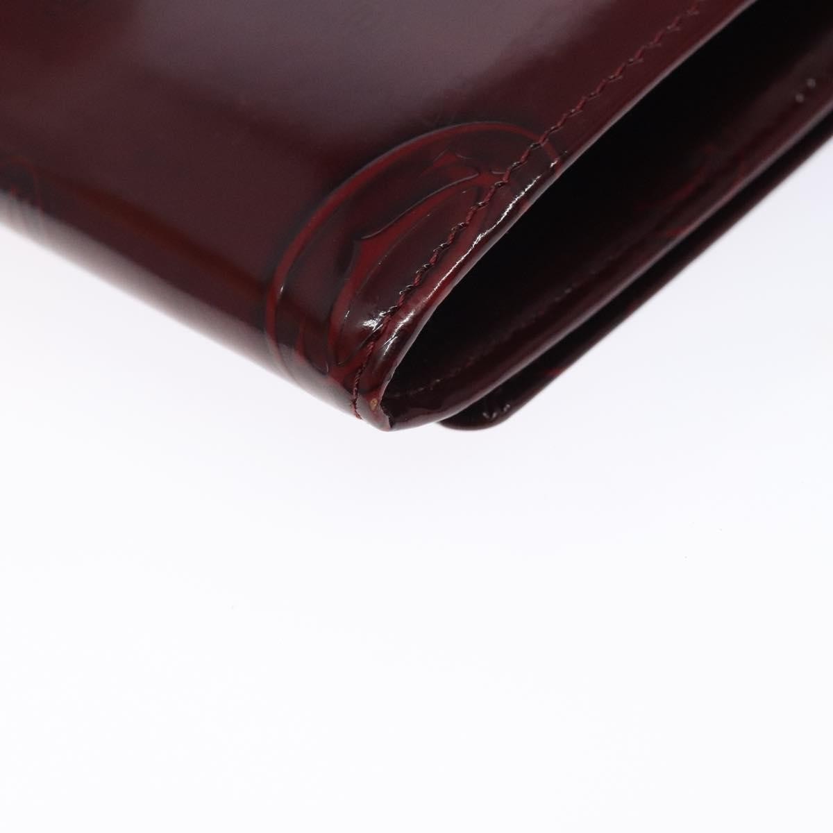 Cartier Happy Birthday Long Wallet Patent leather