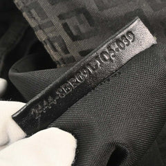 Fendi Belted Shoulder Bag Zucchino Canvas