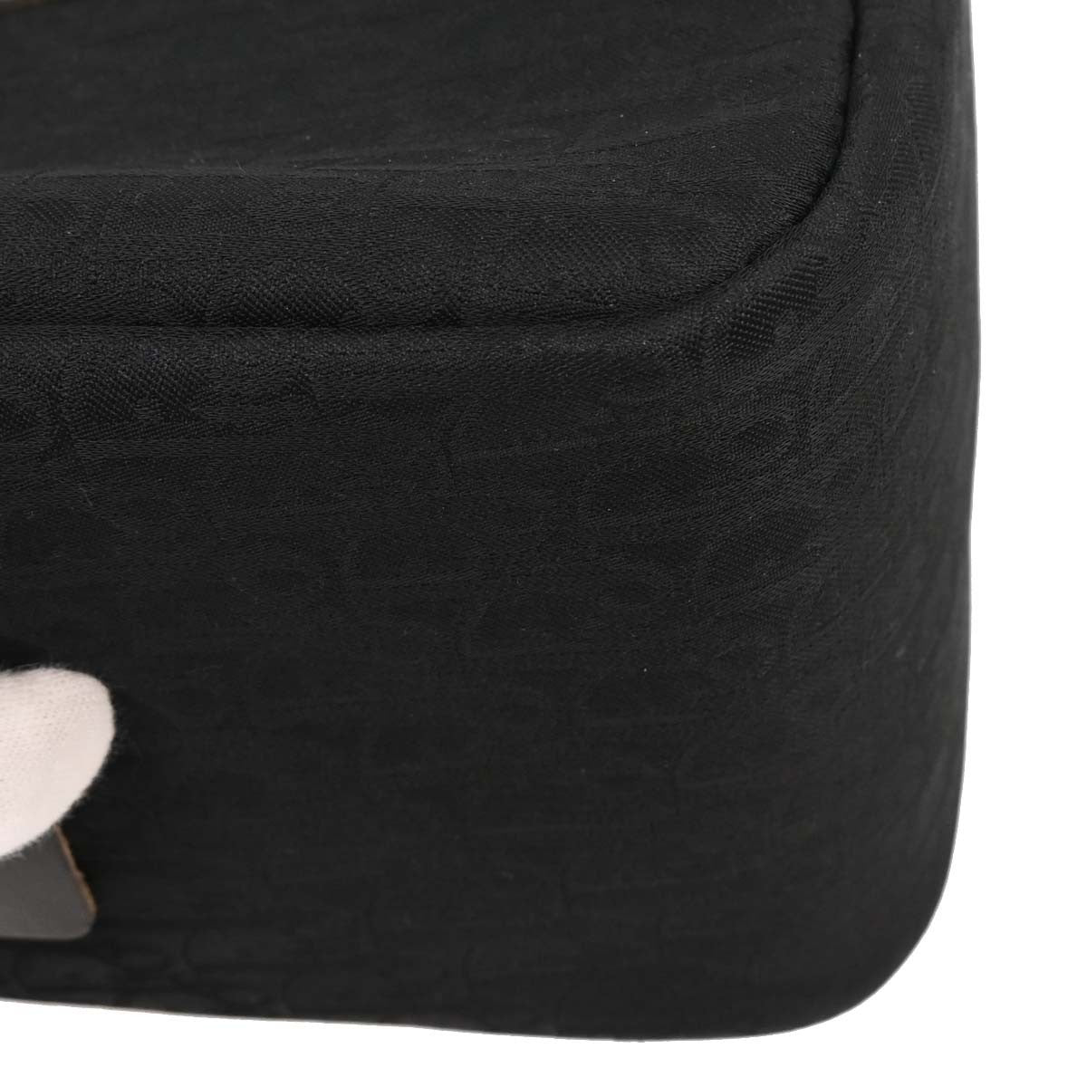 Christian Dior Vintage CD Trotter Handbag Canvas