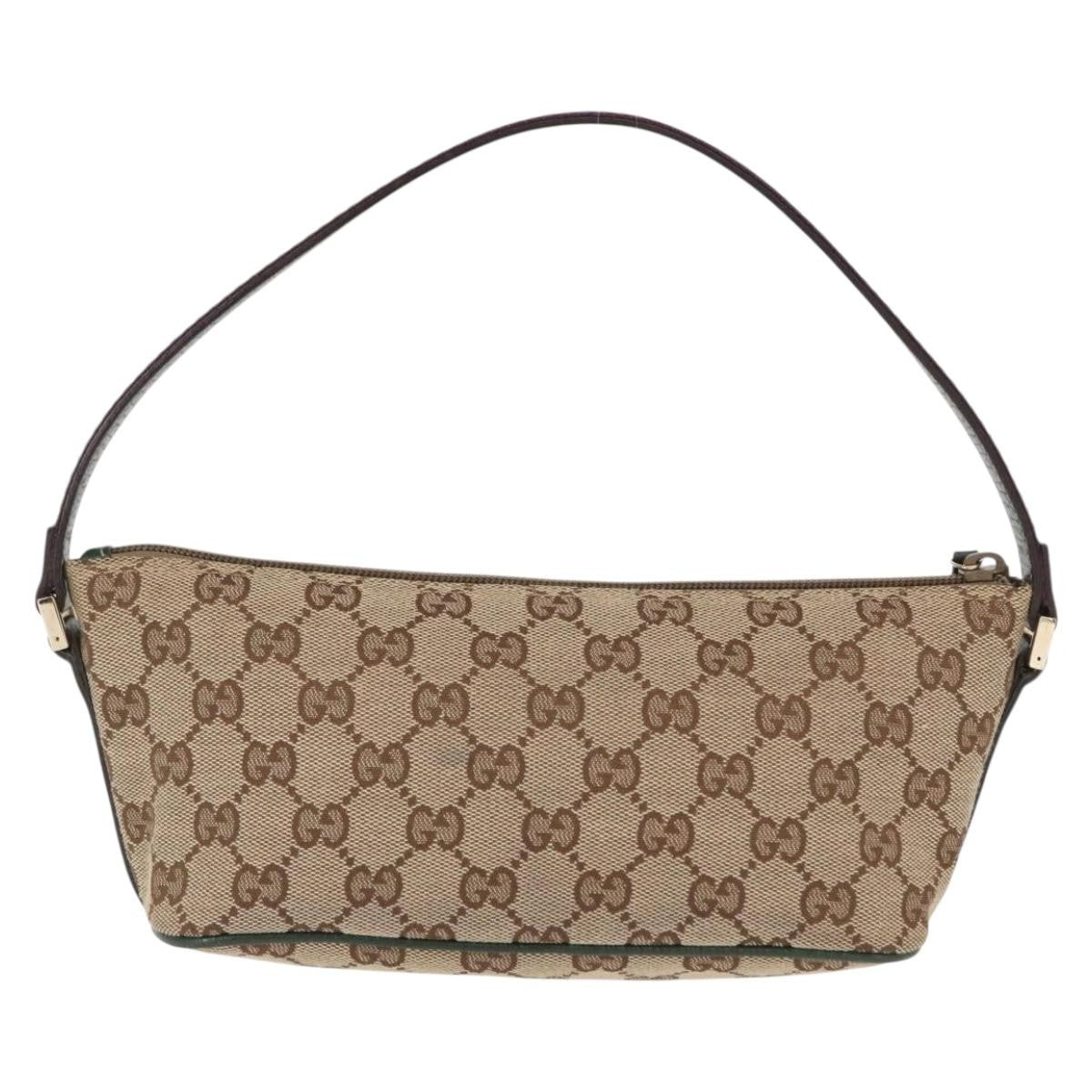 Gucci Vintage Boat Pochette GG Canvas