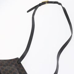 Celine Vintage Macadam Shoulder Bag Canvas