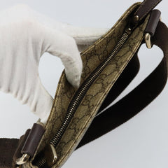Gucci Flat Messenger Bag GG Canvas