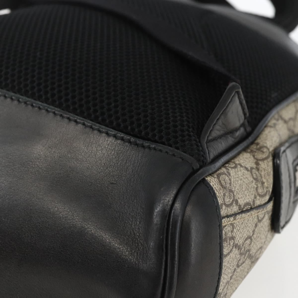 Gucci Zip Pocket Backpack Embellished GG Coated Canvas