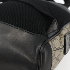 Gucci Zip Pocket Backpack Embellished GG Coated Canvas