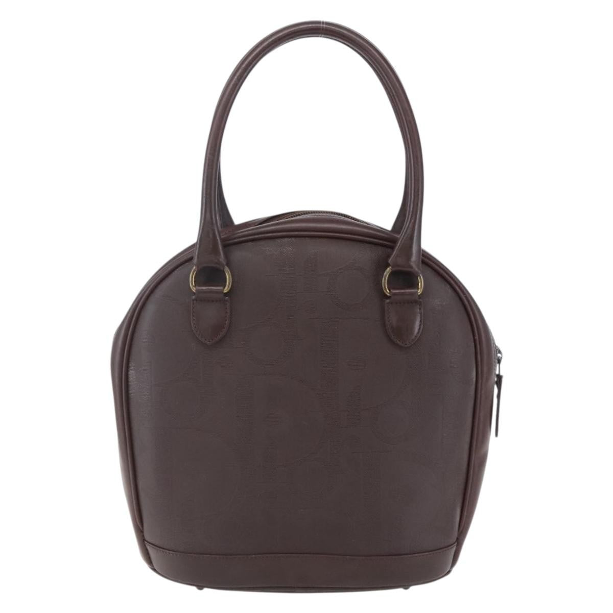 Christian Dior Vintage Trotter Handbag Canvas