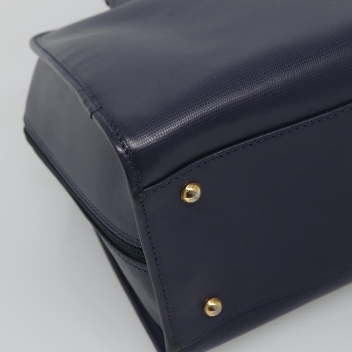 Celine Circle Logo Handbag Leather