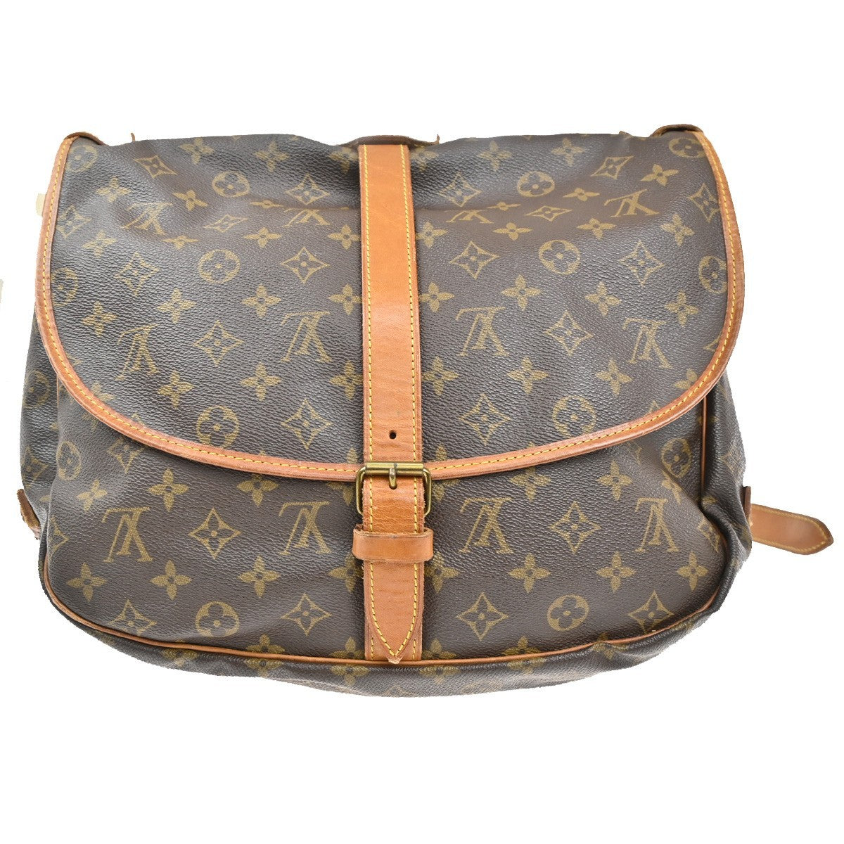 Louis Vuitton Saumur Handbag Monogram Canvas