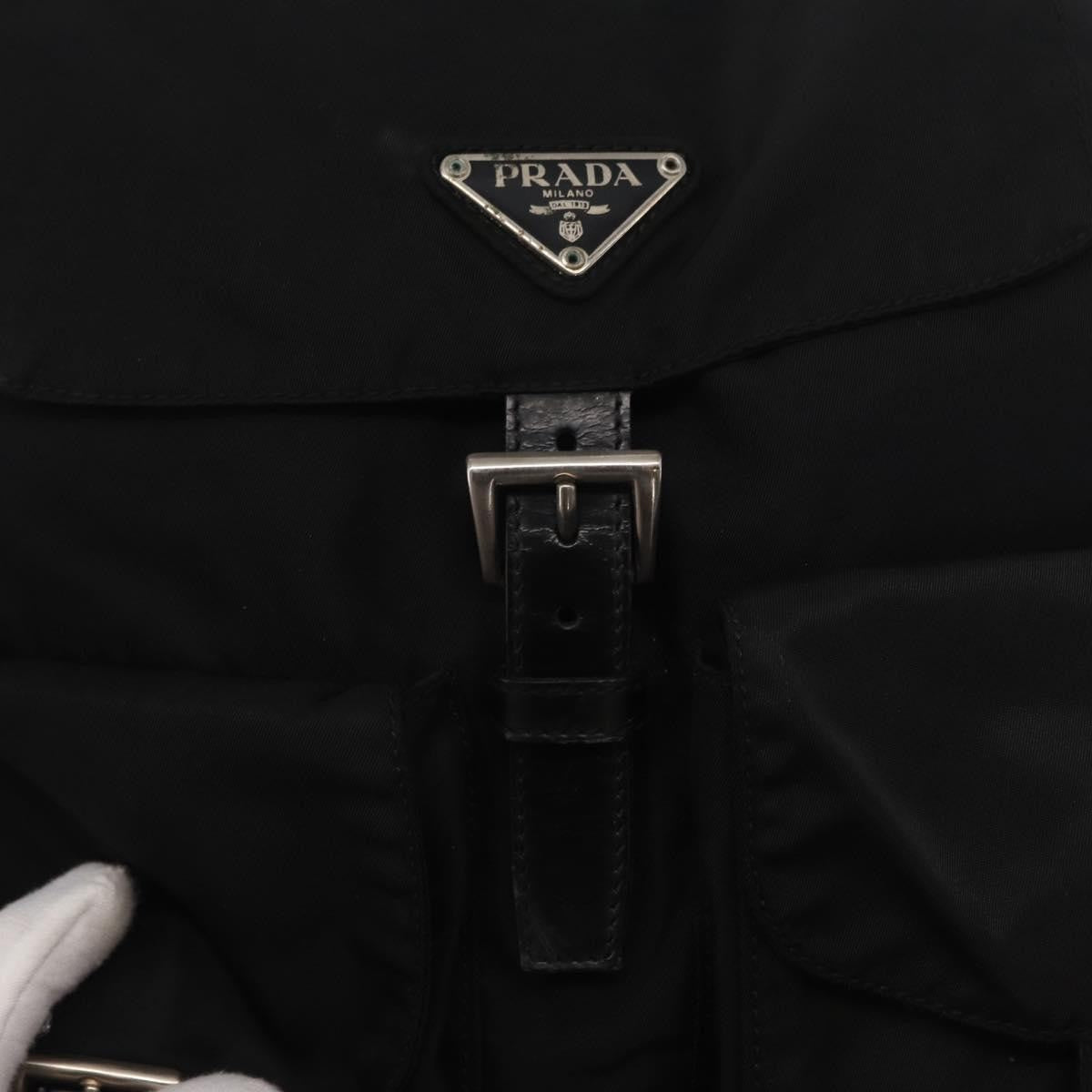 Prada Double Front Pocket Backpack Tessuto