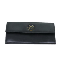 Celine Circle Logo Compact Wallet Leather